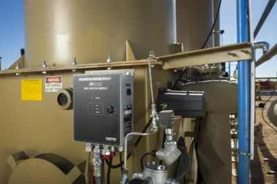 Industrial facility with Profire burner management equipment installed