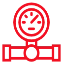 Industrial solenoid valve icon used in Profire fuel train systems