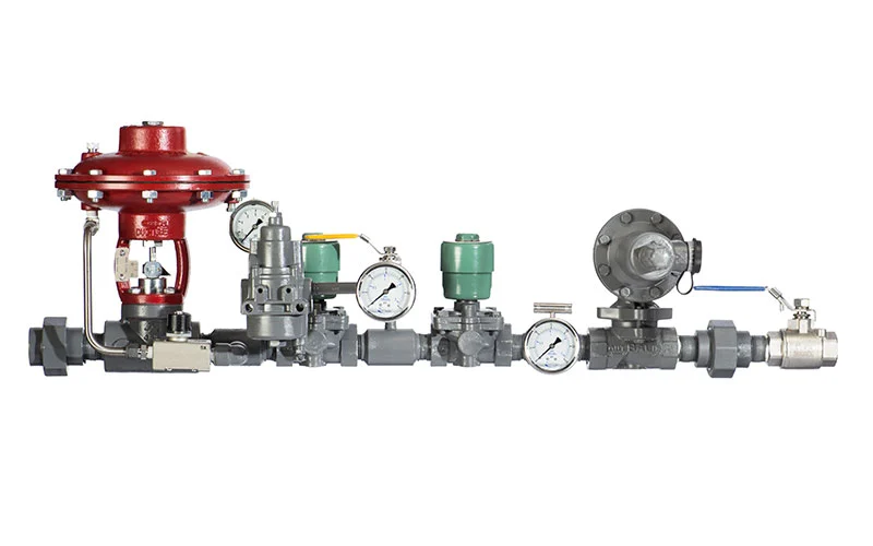 Profire HBS fuel train assembly