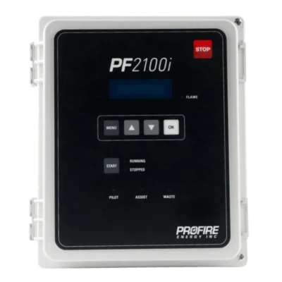 Profire PF2100i burner management system on transparent background