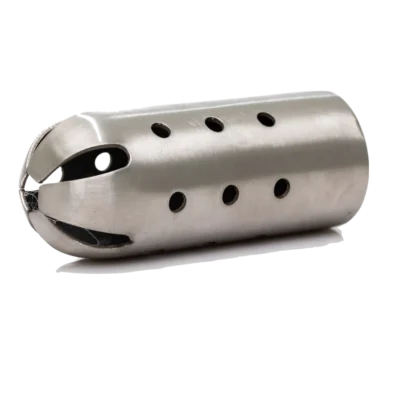 Stainless steel Profire pilot nozzle with perforated holes for flame distribution