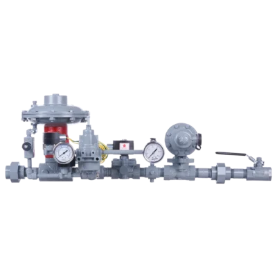 Profire HCC inline hot combustion chamber fuel train assembly