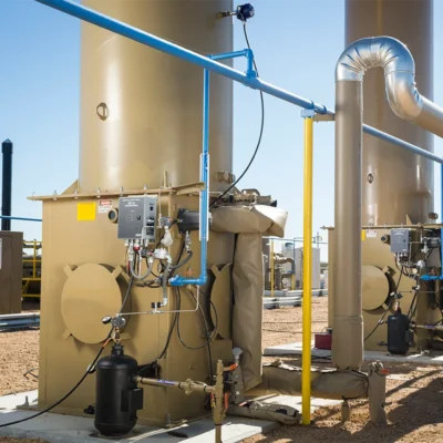 Profire PF2100 burner management system installed with fuel train components