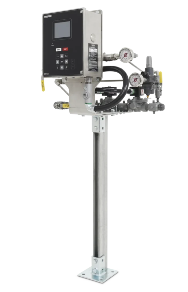 Profire ProSeries pedestal stand tall view