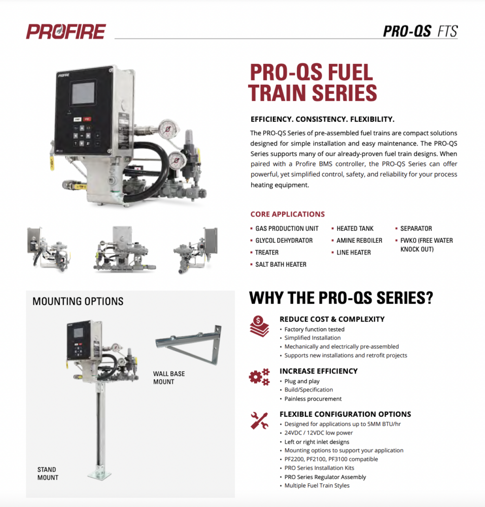 PRO QS Product Sheet Image 1