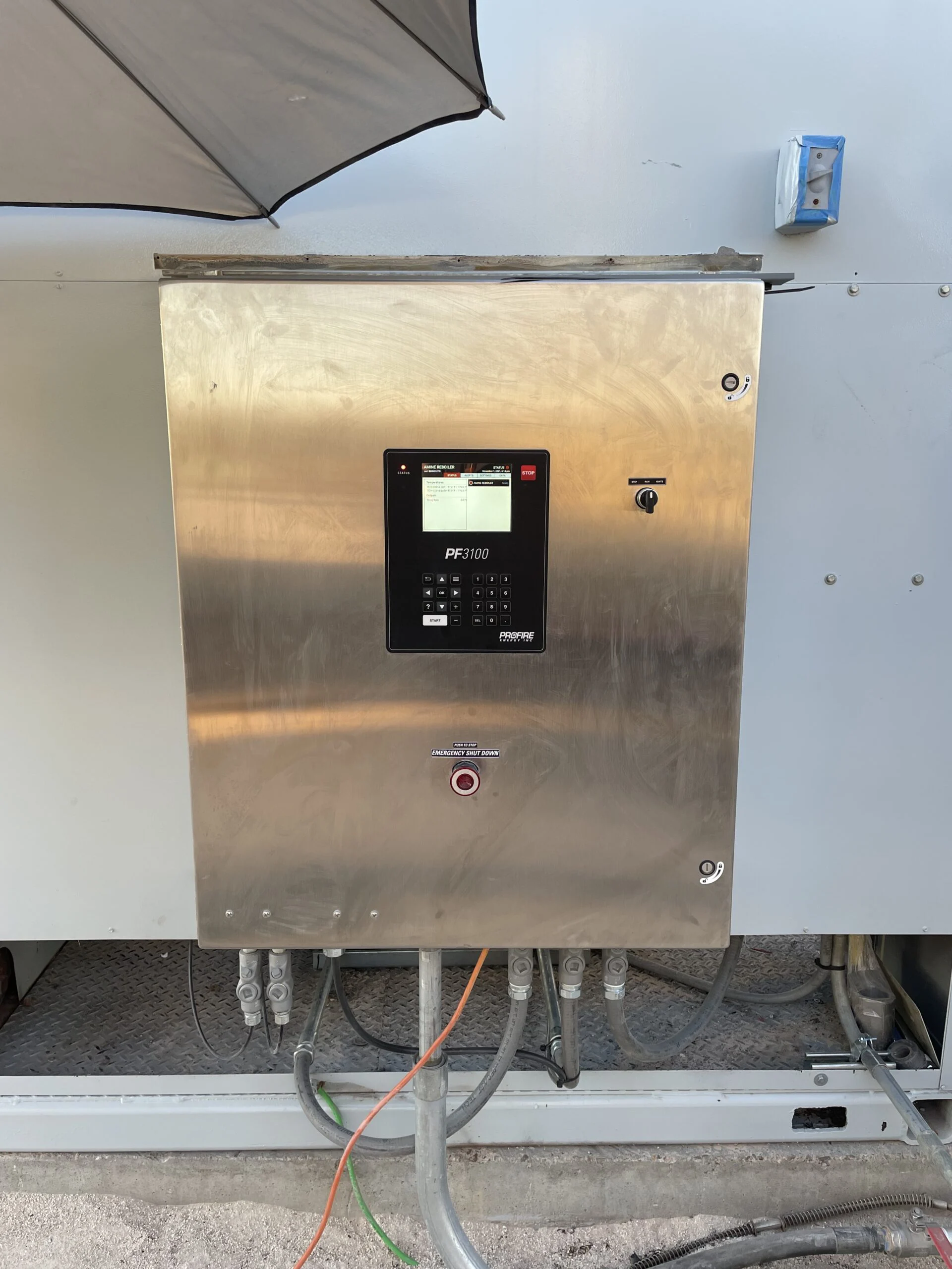 Industrial burner system after Profire upgrade – case study after photo
