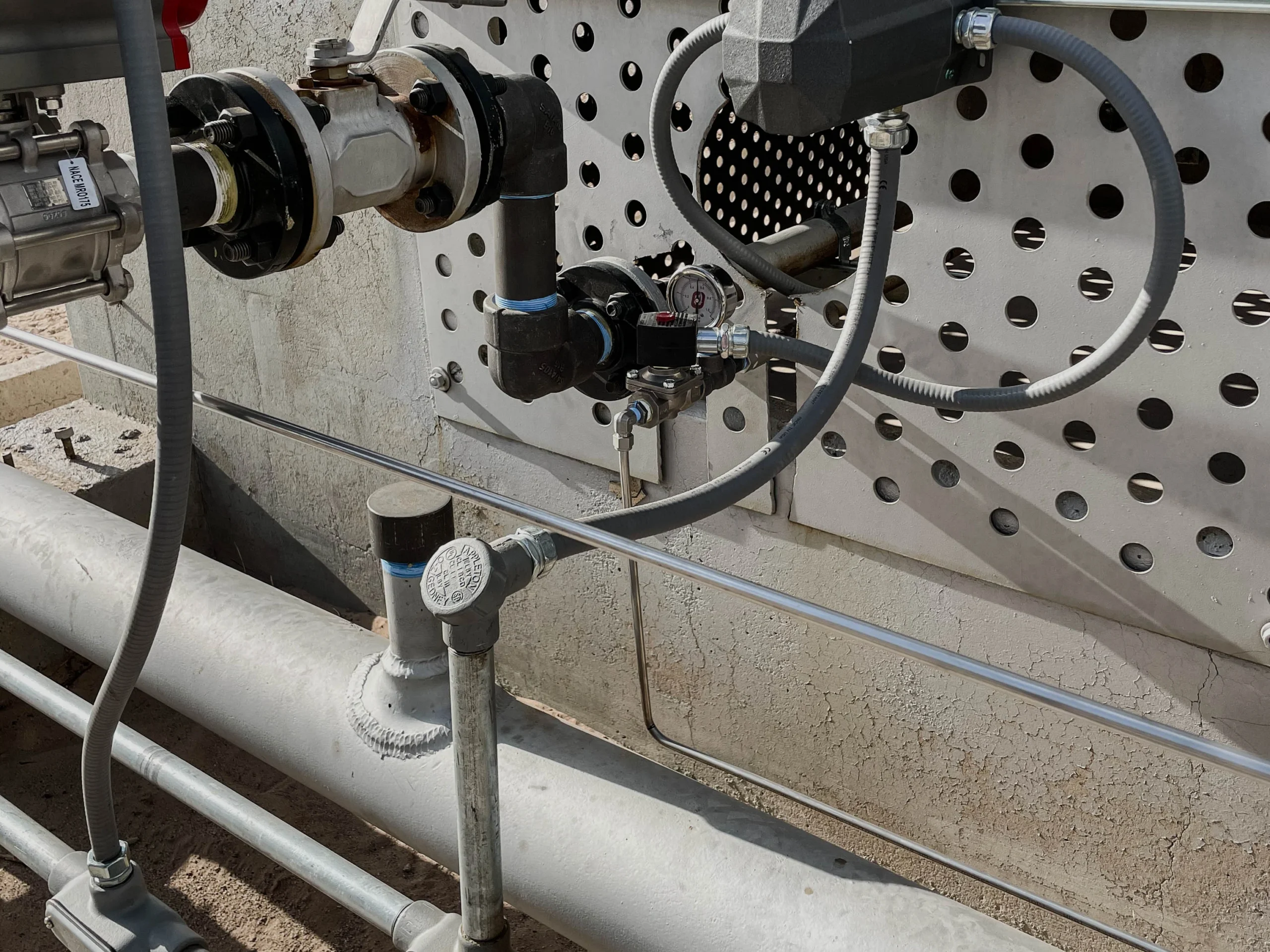 Industrial heater wiring after Profire BMS installation – case study after photo