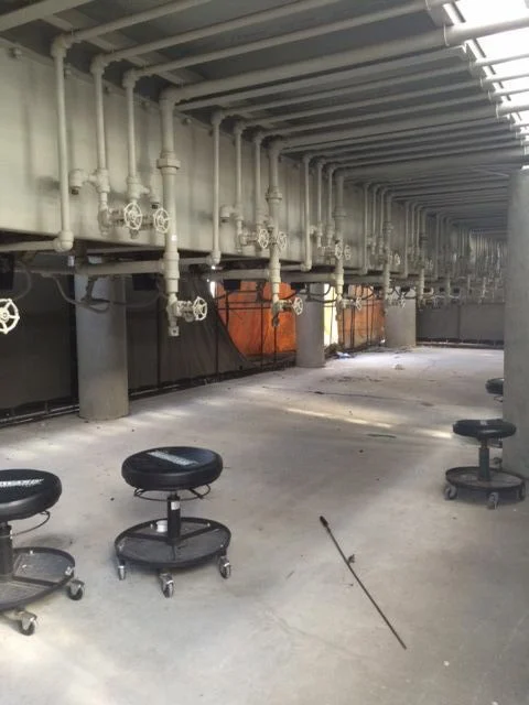 Industrial heater field site before Profire BMS installation – case study before photo