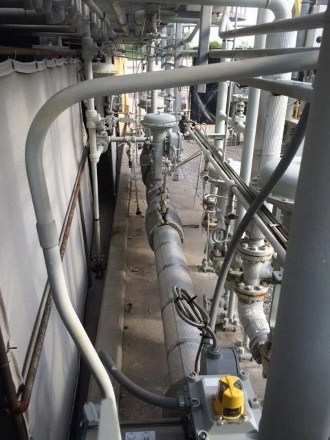 Industrial heater wiring before Profire BMS installation – case study before photo