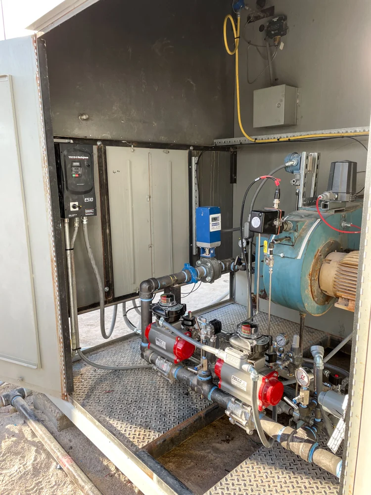 Industrial burner components after Profire upgrade – case study after photo