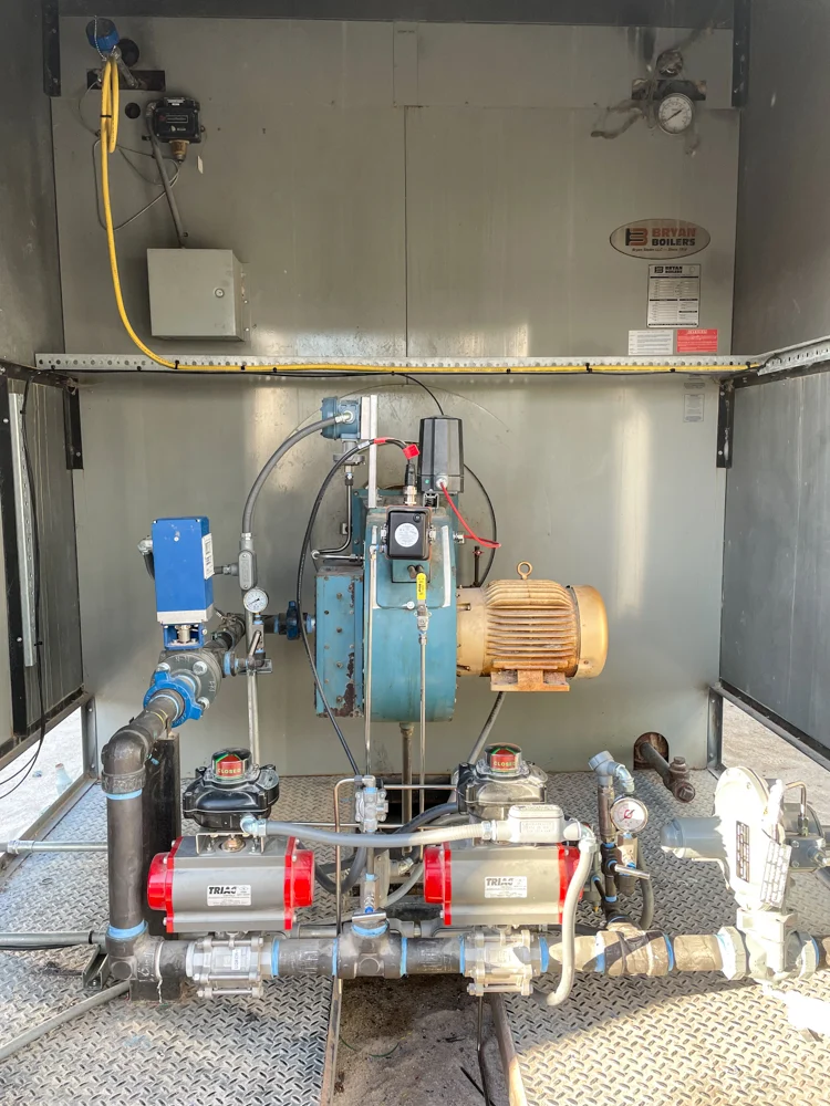 Industrial burner field view after Profire upgrade – case study after photo