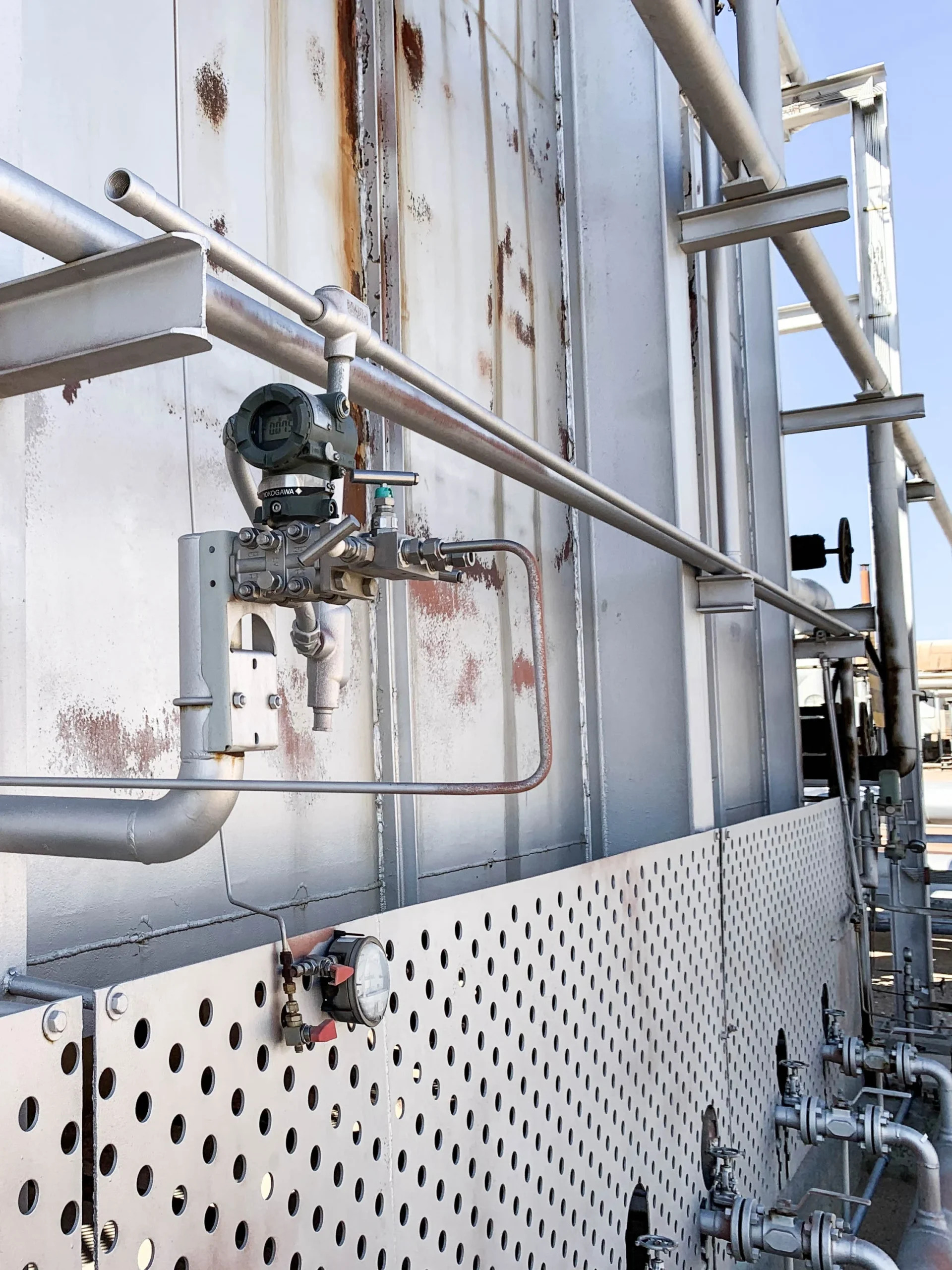 Industrial heater site before Profire BMS installation – case study before photo