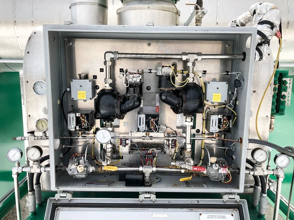 Industrial burner system after Profire BMS upgrade – case study after photo