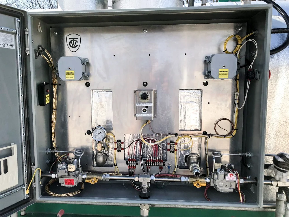 Industrial burner system before Profire BMS upgrade – case study before photo