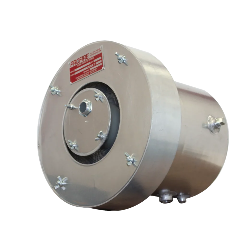 Profire clamped flame arrestor