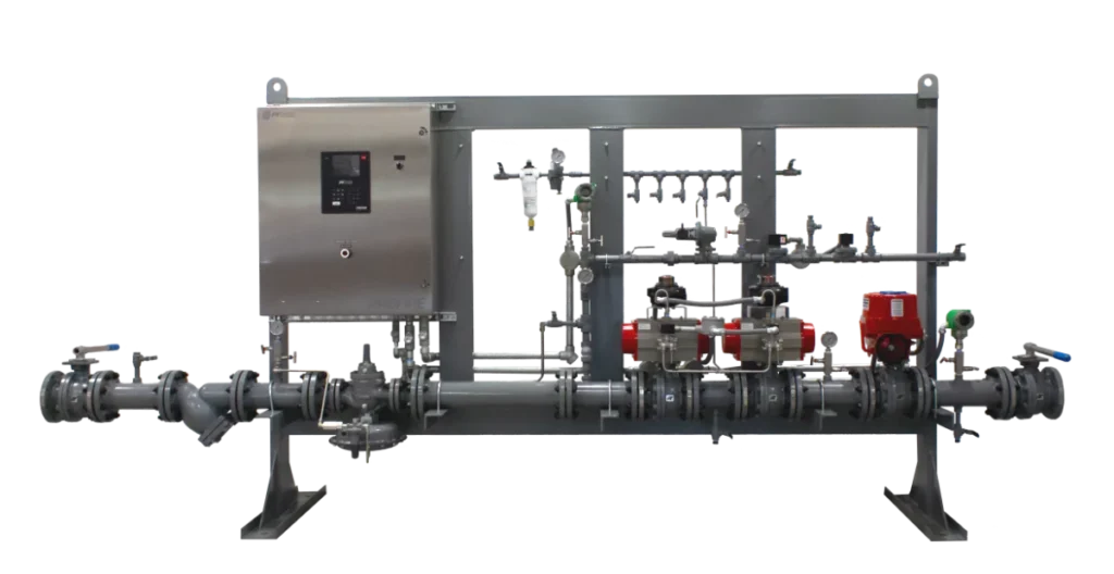Profire fuel train rack assembly full view