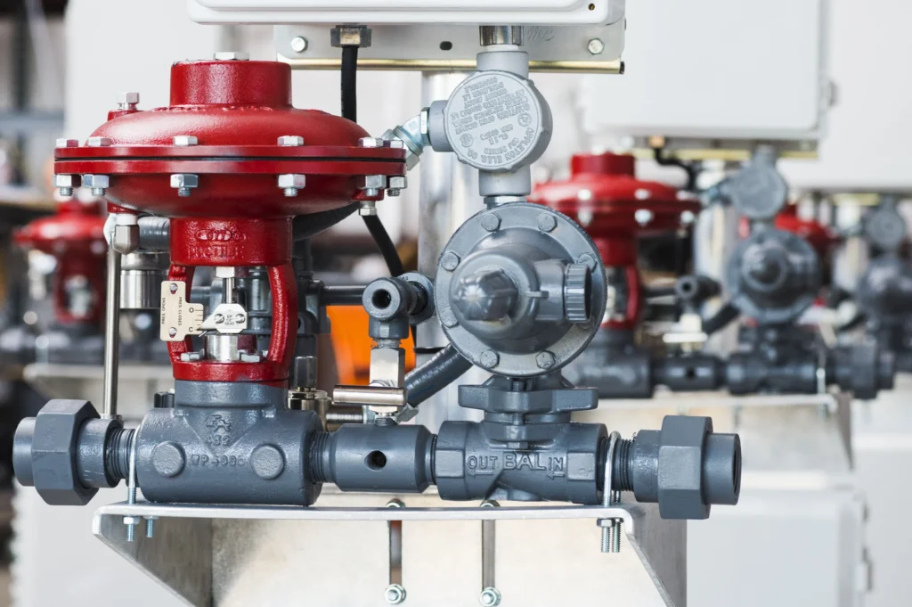 Profire industrial fuel train assembly wide view