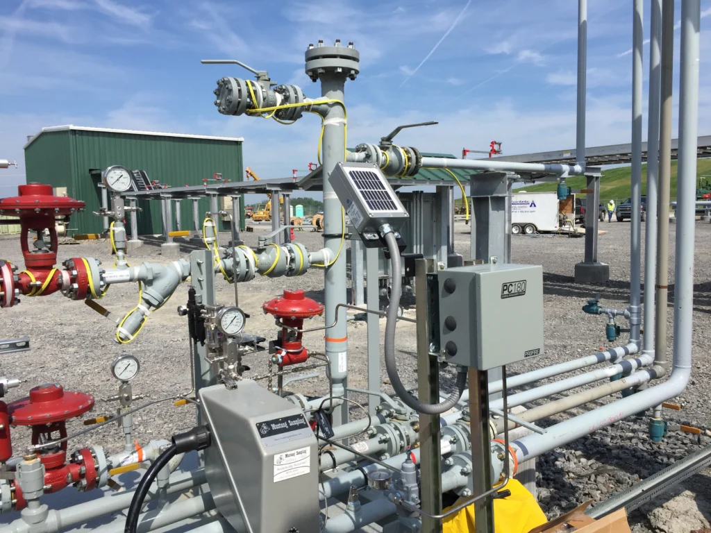 Industrial solenoid or fuel train component at Profire field service site