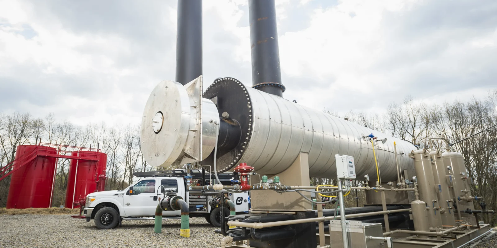 Image of an onsight flame arrestor from Profire Energy