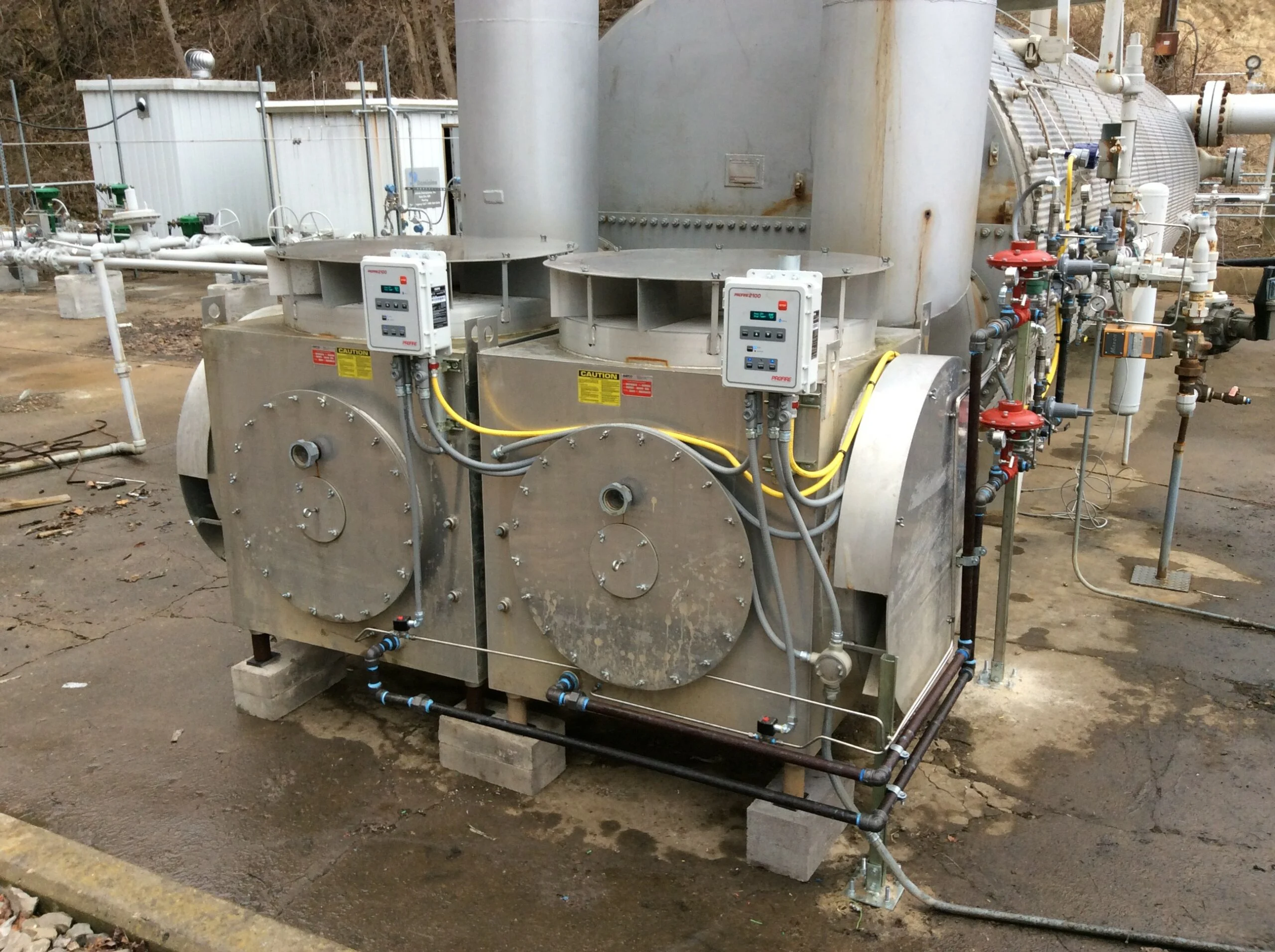 Industrial heater after Profire BMS installation – case study after photo