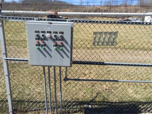 Industrial heater components before Profire BMS installation – case study before photo