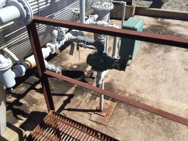 Industrial heater wiring before Profire BMS installation – case study before photo