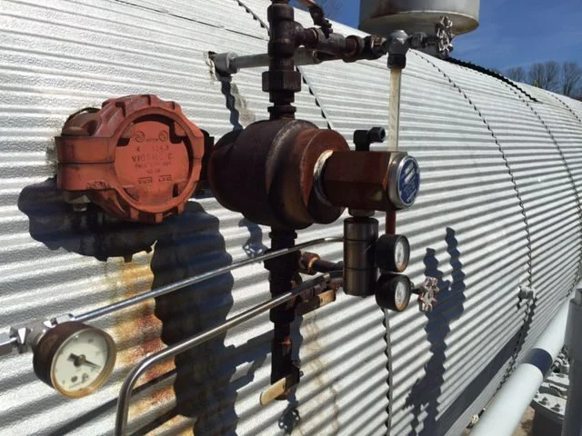 Industrial heater equipment before Profire BMS installation – case study before photo