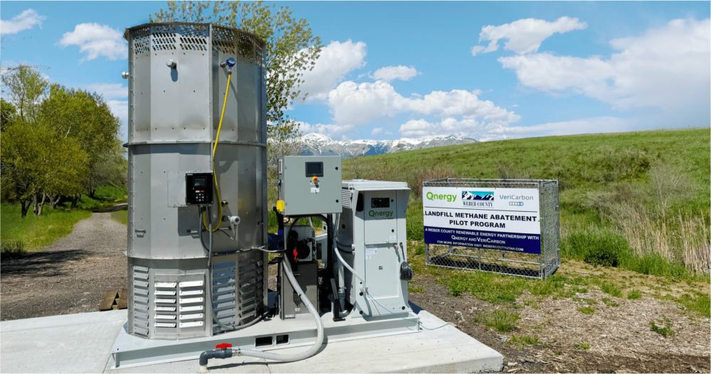 Methane Destruction System by Qnergy in Weber County, Utah