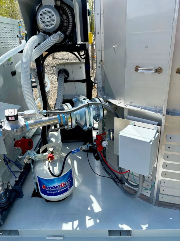 Profire BMS controller mounted on a thermoelectric generator skid