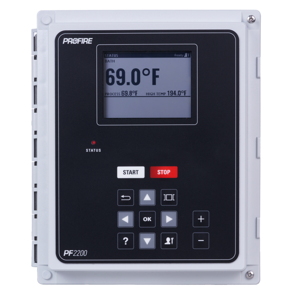 PF2200-FD Screen Temperature Reading