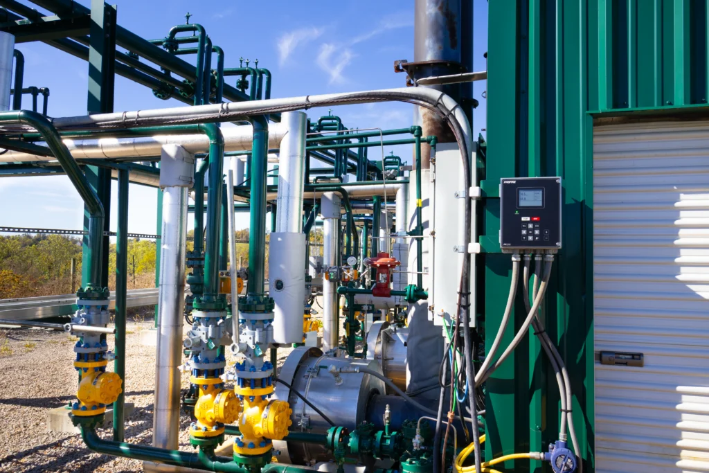 A PF3100 Powering a series of burners and fuel trains.